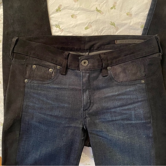 Rag & Bone Two Tone Jeans - Picture 6 of 6